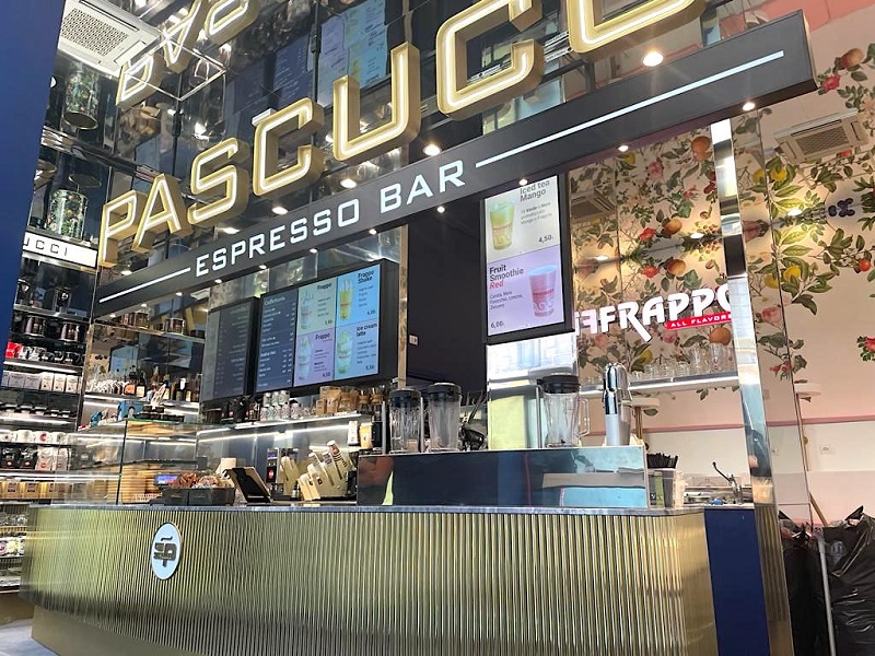 Pascucci Espresso Veloce, il nuovo format di caffetteria to go di Caffè Pascucci